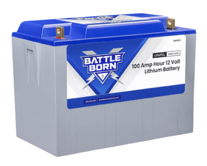 Lithium iron phosphate swappable battery for continuous off-grid power