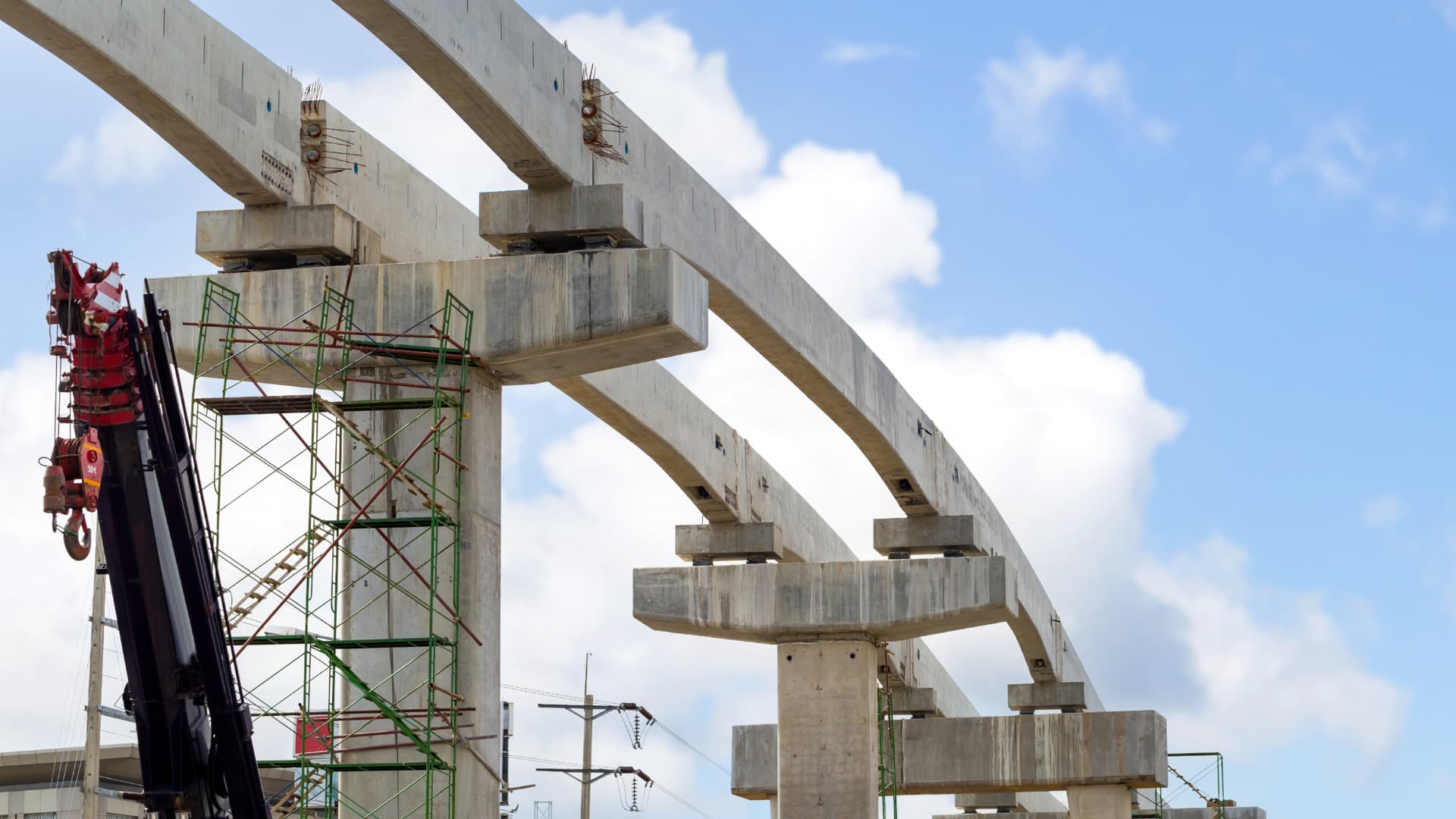 Light rail construction site secured with solar-powered mobile surveillance system